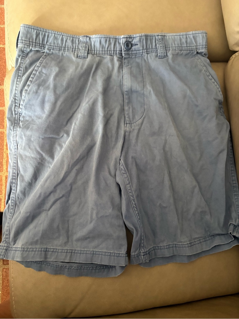 NWOT St. John's Bay Light Blue Flat Front Men’s Shorts